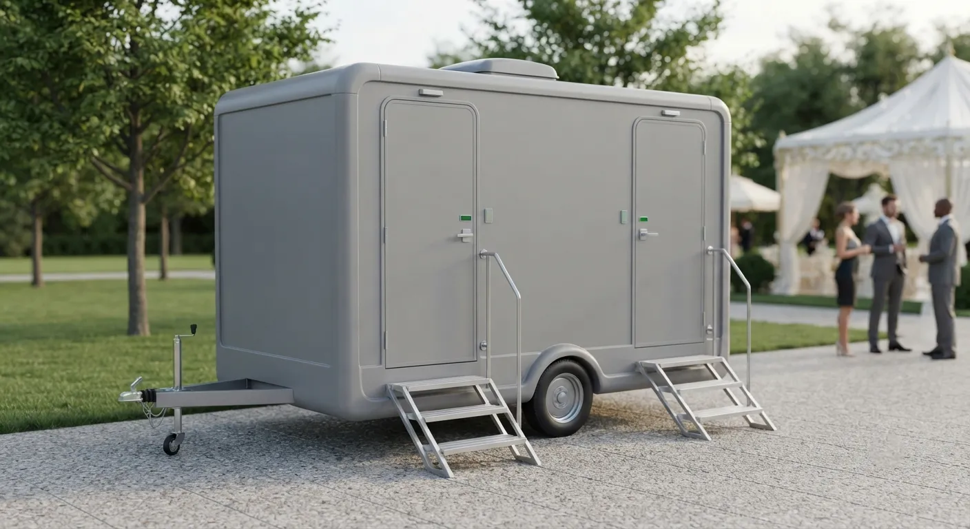 2 Stall Restroom Trailer in Charlotte, NC