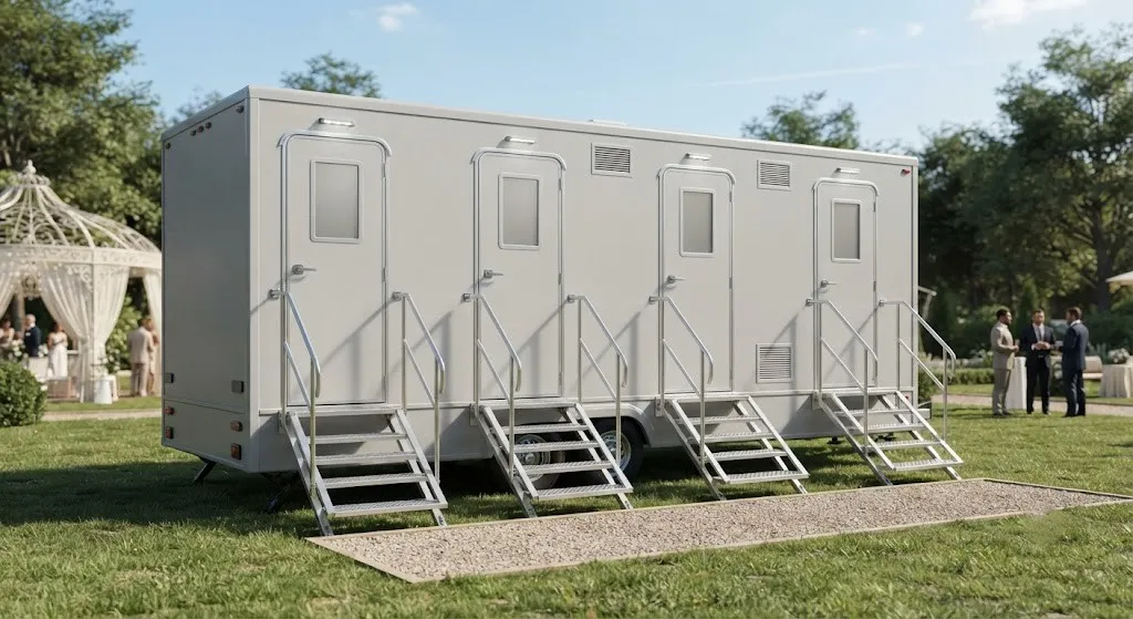 4 Stall Restroom Trailer in Charlotte, NC